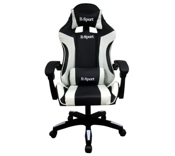 Gaming stolica R-Sport K3 crno - bijela - Pribislavec