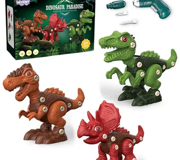 Woopie set za sastavljanje dinosaura 3 kom. - Pribislavec