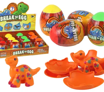 Čarobno jaje dinosaura za pucanje u 4 boje 6 cm - Pribislavec