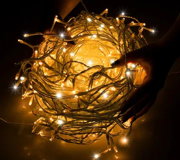 Božićna LED zavjesa s efektom treperenja 300 LED toplo bijela - Pribislavec