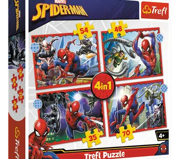 Puzzle - 4u1 - Heroj Spider-Man Trefl 34384 - Pribislavec