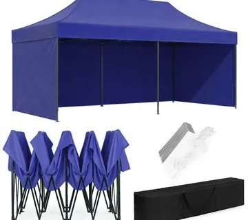 MultiGarden automatski samosklapajući vrtni paviljon 3 × 6 m, plavi - Pribislavec