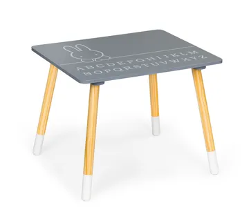 EcoToys WH141 set dječji stol sa stolicama zeko - Pribislavec