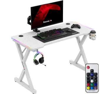 Hero 2.3 RGB bijeli igraći stol 120 cm - Pribislavec
