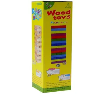 Društvena drvena igra Jenga s brojevima Wood Toys - Pribislavec