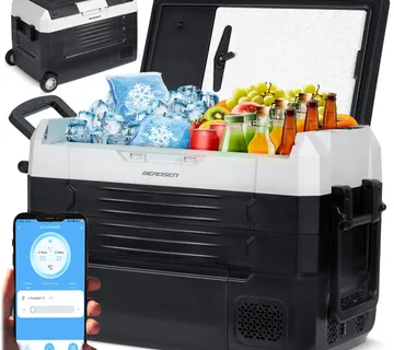 Icemax 400 Berdsen kompresorski putni hladnjak od 40 litara - crno-sivi - Pribislavec