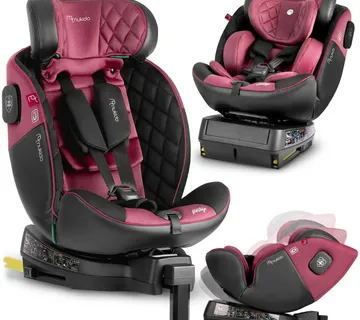 Nukido Prestige Line crna i roza autosjedalica 0-36 kg isofix - Pribislavec