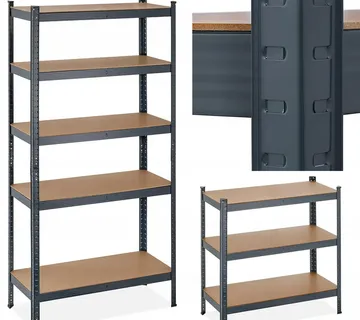 Metalna polica za spremanje MDF, 875 KG 180x90x40 CM - Pribislavec
