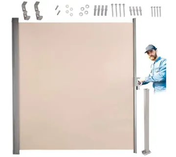 Bočna tenda za terasu 400x180 cm bež - Pribislavec