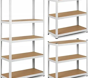 LANDGRAF metalni stalak za odlaganje 875 KG 150x75x30 CM bijeli - Pribislavec