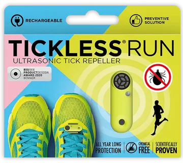 TickLess za trčanje UV žuti - Pribislavec