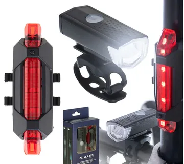 Led lampa za bicikl stražnja-prednja set usb - Pribislavec