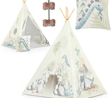 Nukido Teepee šator za djecu - dinosauri - Pribislavec
