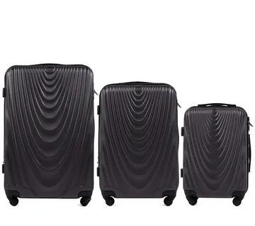 WINGS 304 set 3 kofera (L, M, S) tamno siva - Pribislavec