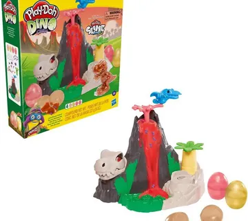 Play-Doh Slime Dino Crew Otok Lava Bones Vulkan set za igru s HydroGlitz jajima - Pribislavec