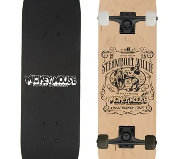 Dječji drveni skateboard Mickey Mouse Steamboat Willie - Pribislavec