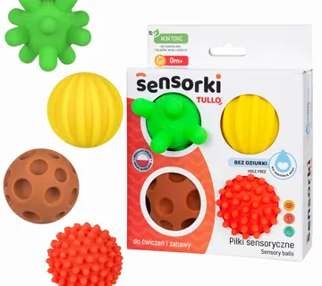 Tullo set mekanih senzornih lopticabez rupa 4kom. - Pribislavec