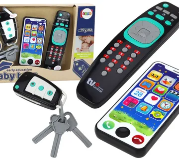 Set uređaja - pametni telefon, daljinski upravljač i ključevi - Pribislavec