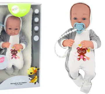 Beba lutka s dekicom za dudu, set dodataka za bodi 35 cm - Pribislavec