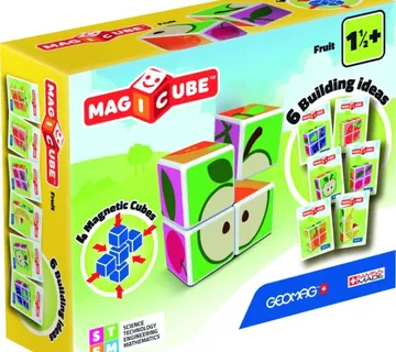 Geomag Magicube voće + kartice, 7 kom - Pribislavec
