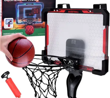 Set košarkaška tabla s košem i brojačem poena – mini koš za djecu - Pribislavec