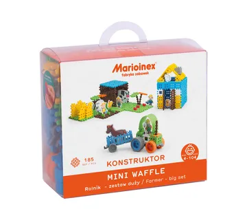 Marioinex set Waffle kockica farmer 185kom. - Pribislavec