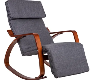Stolica za ljuljanje ModernHome –siva - Pribislavec