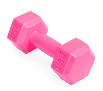 ModernHome bučice za vježbanje A1 2x1kg roze - Pribislavec