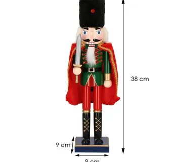 Božićna dekoracija - figurica Orašar, 38 cm - Pribislavec