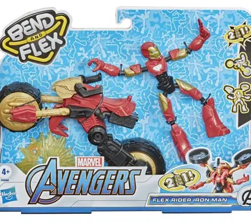 Hasbro Bend And Flex Iron Man s Marvel figuricom motocikla - Pribislavec