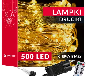 LED božićne lampice 480 dioda, toplo bijela - Pribislavec