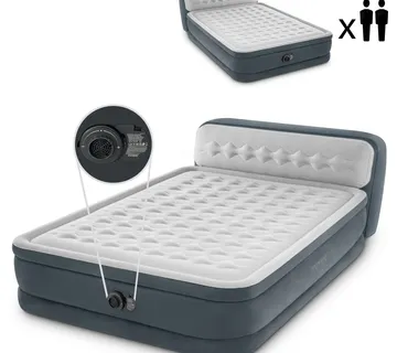 Intex veliki madrac na napuhavanje sa električnom pumpom Deluxe 236x152 cm - Pribislavec
