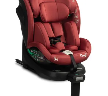 Comfi rotirajuća autosjedalica za djecu (40-150 cm) crvena - Pribislavec