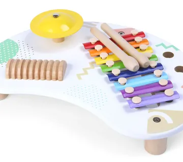 Stol s instrumentima, glazbeni stol, činele +18m ecotoys - Pribislavec
