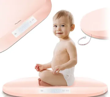 Nukido elektronička vaga za bebe, roza - Pribislavec
