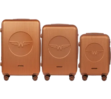 SWALLOW, Set od 3 ABS+ kofera (L,M,S) Wings, SMEĐI - Pribislavec