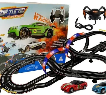Trkaća staza 1:43 2 automobila Top Turbo svjetla dužine 7,6 m - Pribislavec