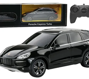 RC automobil 1:24 Rastar Porsche Cayenne Turbo, crni - Pribislavec