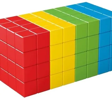 Geomag Magicube kockice u 4 boje, 128 kom - Pribislavec