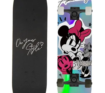 Dječji drveni skateboard Minnie Mouse amazing holo - Pribislavec