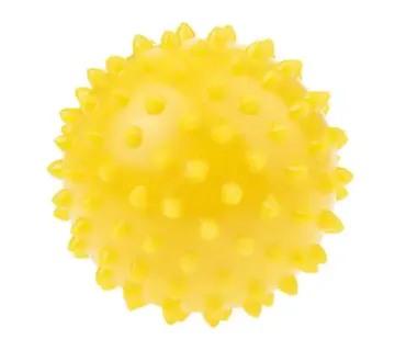 Tullo šiljasta masažna loptica 7,6cm žuta - Pribislavec