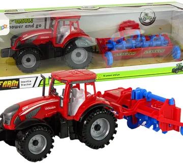 Traktor s plugom crveni - Pribislavec