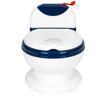 EcoToys WC kahlica bijelo-plava sa četkom za čišćenje - Pribislavec