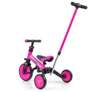 Milly Mally tricikl 4u1 optimus plus pink - Pribislavec