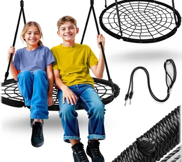Neo-sport pletena ljuljačka rodino gnijezdo, 100 cm, crna - Pribislavec