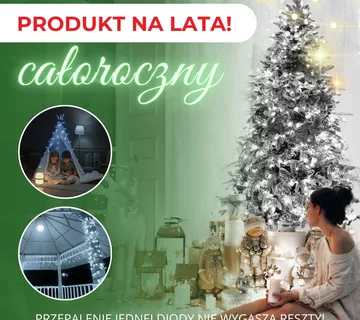 Božićne LED lampice – 500 lampica, hladno bijela - Pribislavec