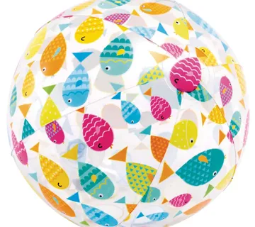 Lopta za plažu 'Vesele ribice' 51 cm – Intex 59040 - Pribislavec