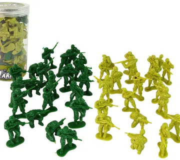Vojni set figurica zeleno-žuti - Pribislavec