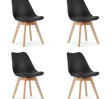 Set od 4 stolice MARK – crna boja - Pribislavec