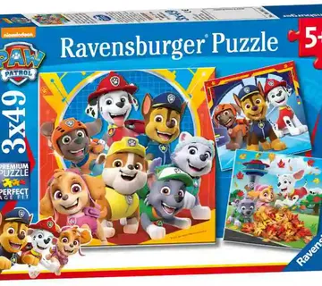 Ravensburger Puzzle Paw Patrol 3x49kom - Pribislavec